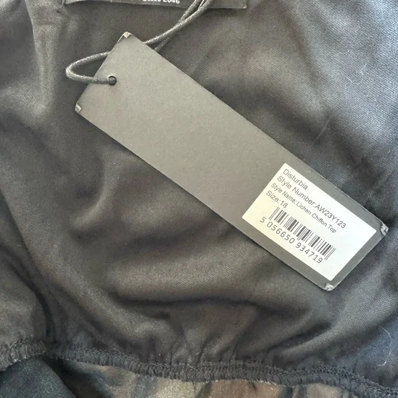 Disturbia Lichen Chiffon Top - Picture 8 of 8